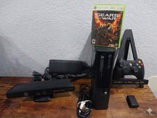 Xbox 360 E 1538 4GB Console Bundle - Kinect, OEM Controller, Gears of War TESTED
