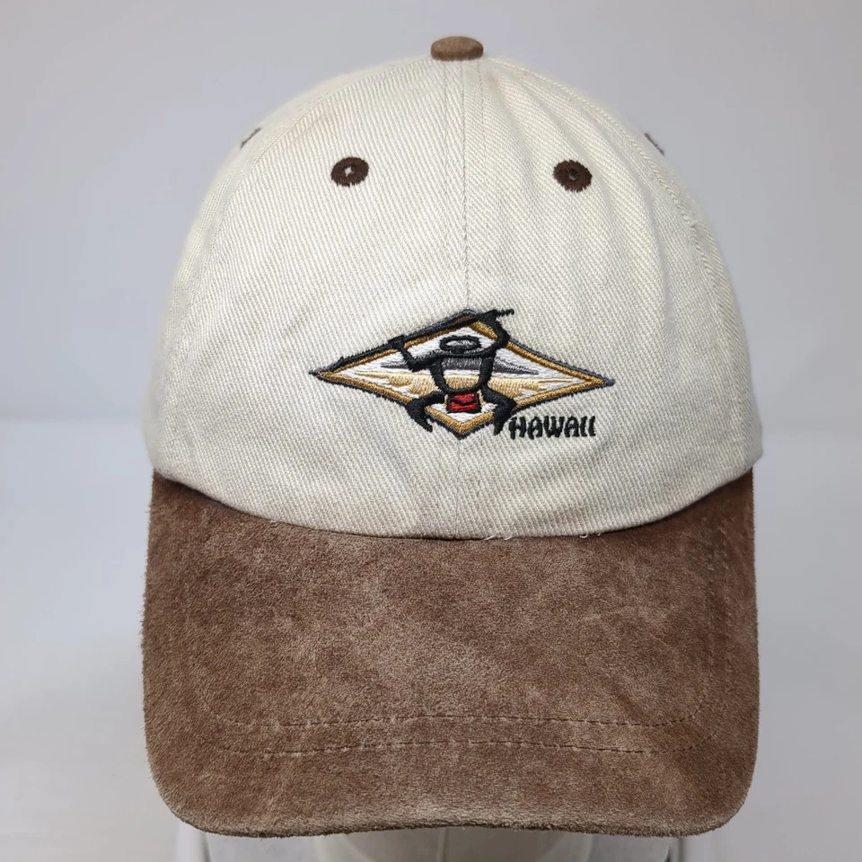 Sombrero Hawaii Slideback Beige Talla Única Ajustable Bordado Colorblock Foto 2 de 4