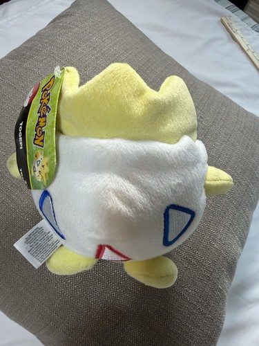 Pokemon Authentic Official Tomy 7" Togepi Plush Baby Egg Stuffed Toy 2017 W/Tags - Picture 3 of 9