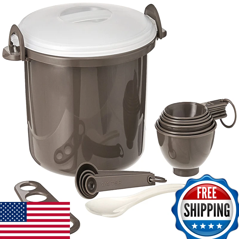 Prep Solutions By Progressive Microwaveable Rice And Pasta Cooker-17 Piece Set