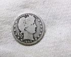 1908 D SILVER BARBER QUARTER