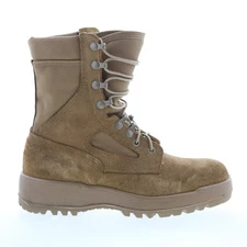 McRae Marine Hot Weather Made In USA 55MB Mens Brown Suede Tactical Boots