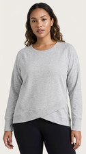 90 Degree by Reflex Women's Grey Sweatshirt - Medium - Great condition