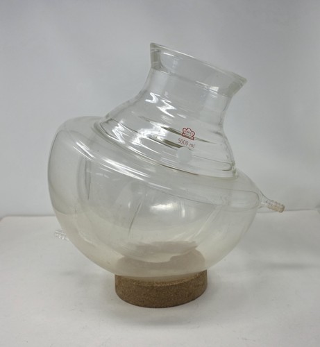 Kontes Glass 5000mL Jacketed Single Neck 5L Flask