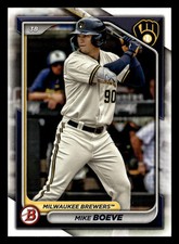 Mike Boeve 2024 Bowman Prospect ROOKIE #BP-138 Milwaukee Brewers RC CARD