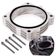 Throttle Body Spacer For 2009-2018 Dodge RAM 1500 2500 3500 5.7l v8 silver