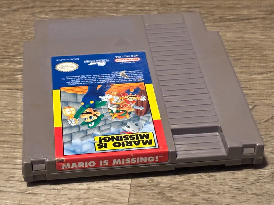 Juego Mario is Missing Nintendo Nes + Caja Auténtico Foto 2 de 4