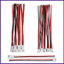 2 Pin Micro Electrical Male and Female Connector Plug with 80mm Wire Cables