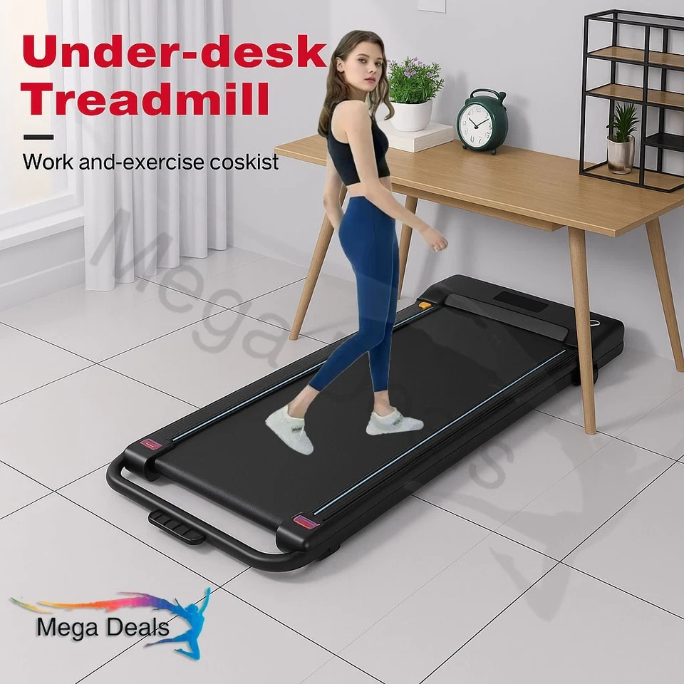 Electric Foldable Walking Pad Treadmill Running Jogging Machine Treadmill UK - Image 4 of 4