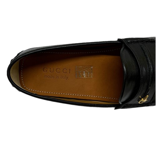 Mocassino Gucci Quentin in pelle - stile mocassino 752621 taglia UK 10,5 / US 11 - Foto 11 di 16