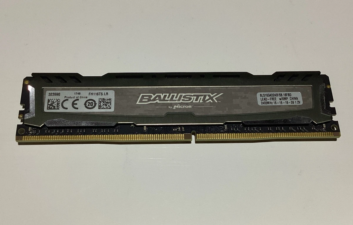 DDR4 SDRAM Ballistix 16 GB Capacity per Module Memory (RAM) for