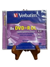 Verbatim DVD+R DL 8.5GB 8X Double Layer Recordable Jewel Case Box
