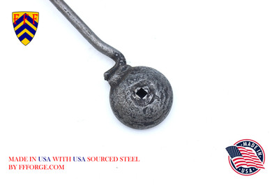 Fiery Furnace Blacksmith - 1/4-inch Nail Header - MADE IN THE USA