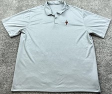 Las Vegas Aces Polo Shirt Mens XL Nike Dri-FIT Gray Heather Performance