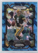 2023 Panini Prizm Blue Ice Prizm 33/99 Brett Favre #112 HOF rf2