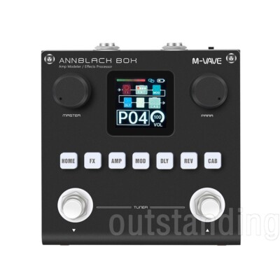 M-VAVE ANNBLACK BOX Amp Modeler Effects Processor for Guitar Bass & Recording