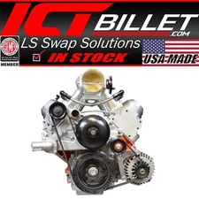 ICT Billet  Alternator Bracket Low Mount Compatible with LS Corvette