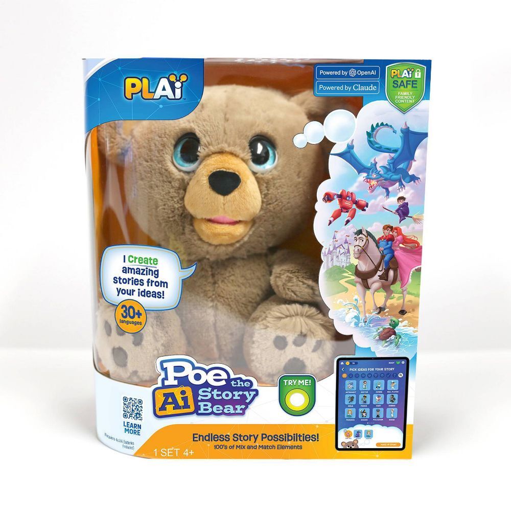 Мой пушистый друг По, создающий сказку о медведе