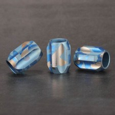 Nuovo coltello pieghevole in lega di titanio cordino perline ombrello corda bracciale ciondolo EDC