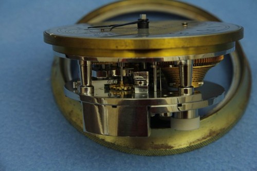 vintage early collection number 246 HAMILTON MODEL 21 MARINE ship CHRONOMETER - Bild 8 von 10