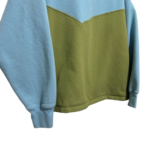 Mens Levi’s blue green Limited Edition 80s oversize hoodie sweatshirt size small - Picture 5 of 11