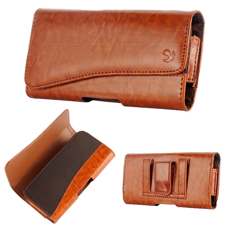 Synthetic Leather Cell Phone Cases, Covers & Skins with Clip for Apple iPhone 5c