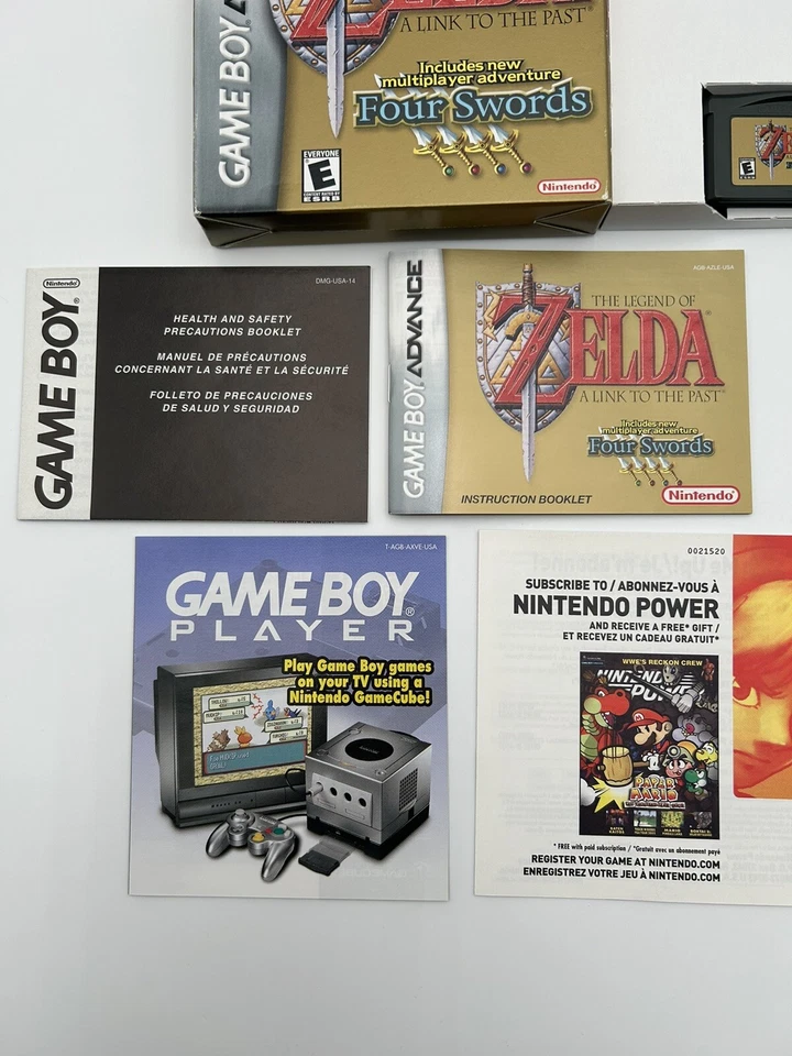 Nintendo Game Boy Advance 2002 Legend of Zelda Link to Past Four Swords Like New - Image 4 of 4
