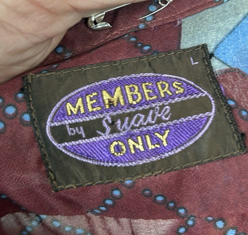 Members Only by Suave mens vintage party shirt large - Picture 9 of 9