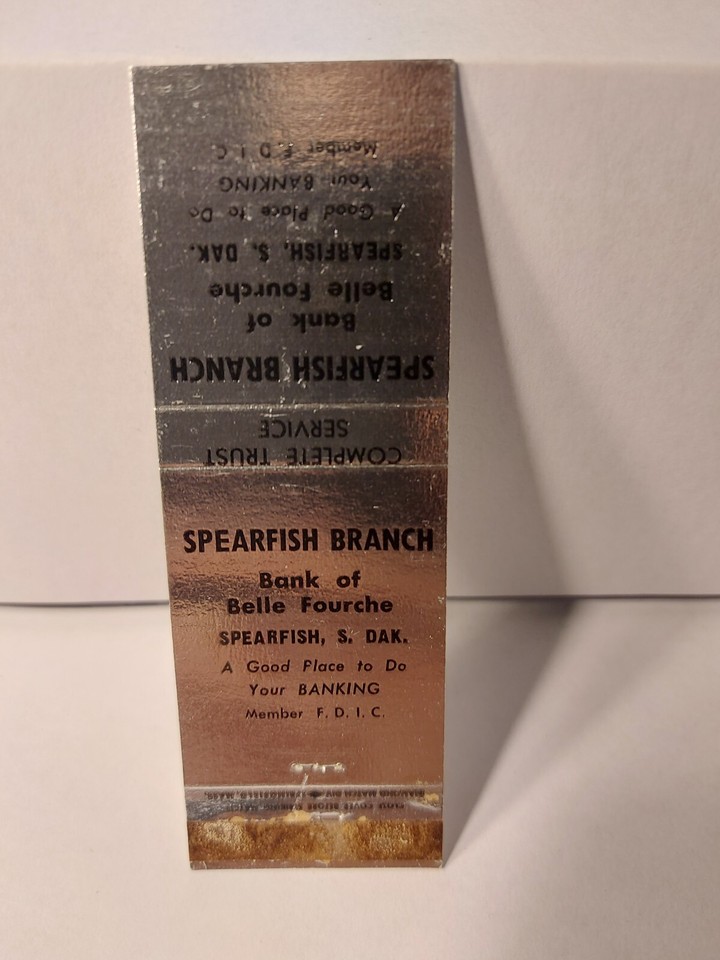 Vtg. Spearfish Branch Bank of Belle Fourche, Spearfish, S. Dak