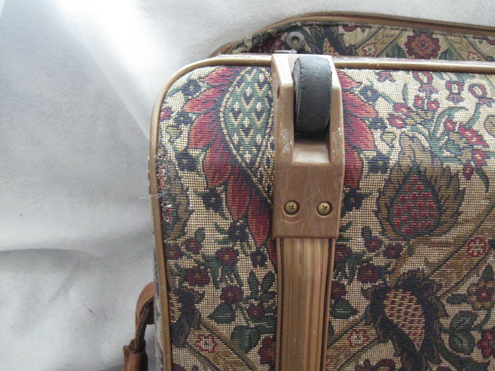 Hartmann Tapestry 2-wheeled  Leather Trimmed 26 Inch Suitcase&nbsp;