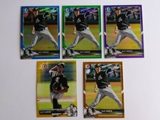 HUGE Alec Hansen 2017 2018 ROOKIE GOLD BLUE GREEN REFRACTOR LOT #D /50 /99 /150+