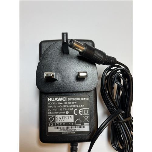 Adaptateur Secteur AC 12V 2A – Chargeur Noir – Prise UK – Modèle CW1202000UK