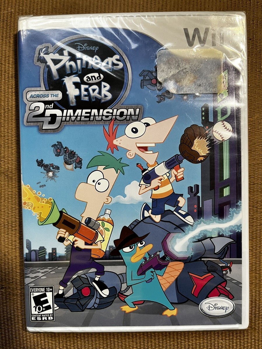 NEW Disney Phineas and Ferb: Across the 2nd Dimension (Nintendo