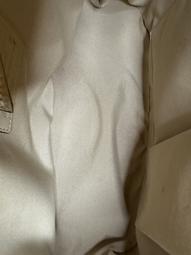 Iconic Coach Signature Logo In Metallic Gold Designer Shoulder-Tote + Dust Bag - Picture 19 of 24