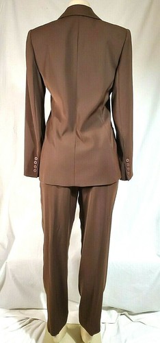 Para mujer INFORMAL PANTALONES CARRERA TRAJE Marrón APPARENZA Chaqueta Talla 6 Pantalones Talla 8 - Imagen 8 de 12