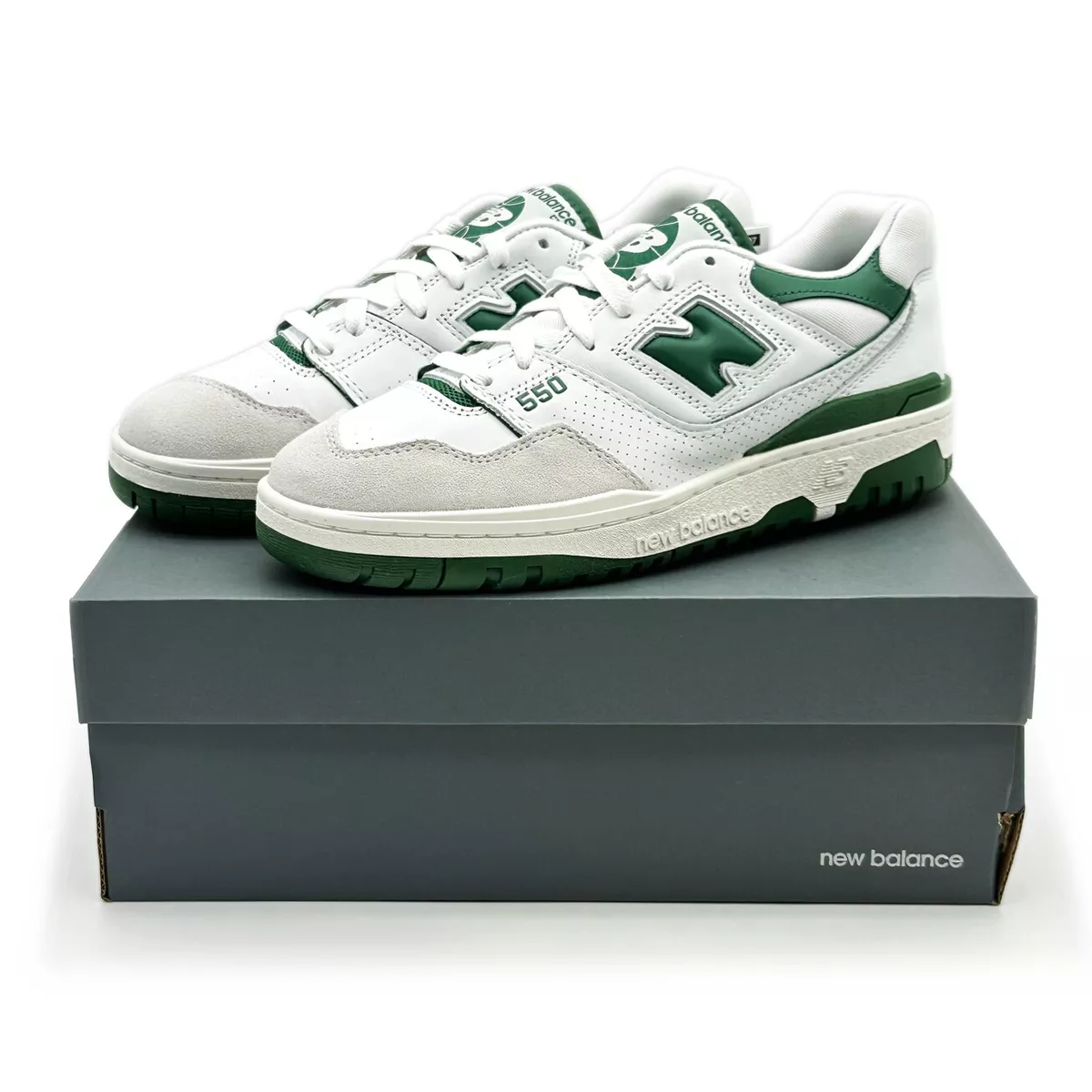 New Balance 550 White Green Men's - BB550WT1 - US