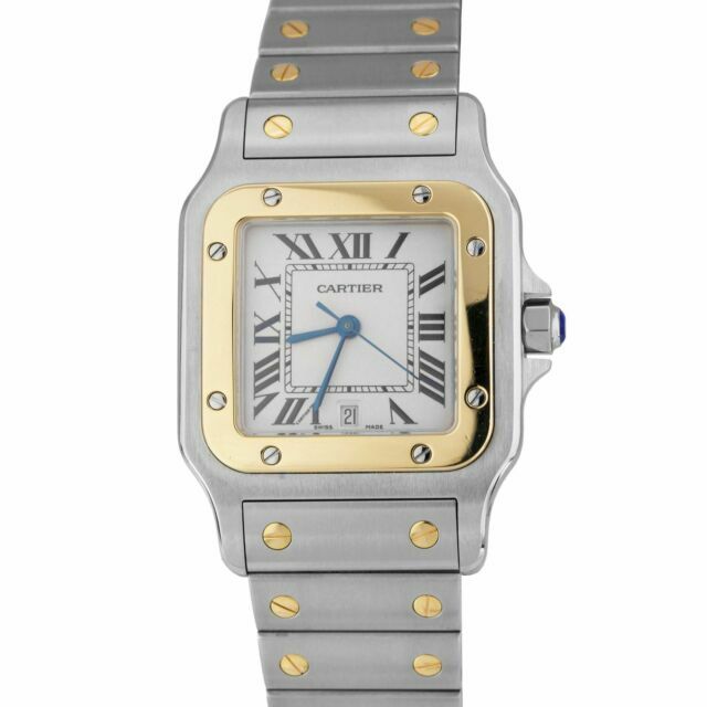 Cartier Santos White Men's Watch - 1566 