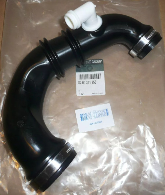 Durite tuyau d'air Renault résout perte puissance Clio Kangoo dCi origine OEM 8200331958