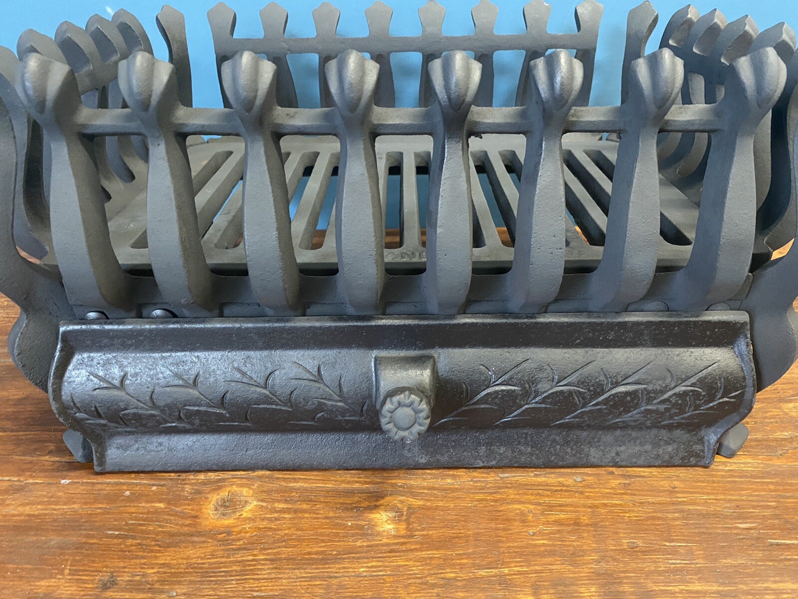 vintage cast iron fire basket/grate eBay