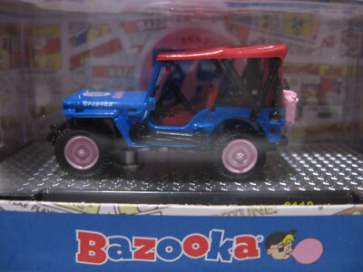 M2 Machines Bazooka 1944 Willys MB Jeep S112 22-62 1/64 Castline