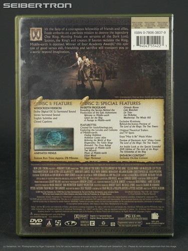 Lord of the Rings: Fellowship of the Ring (DVD, 2002, 2-Disc Set, Widescreen) - Imagen 3 de 8