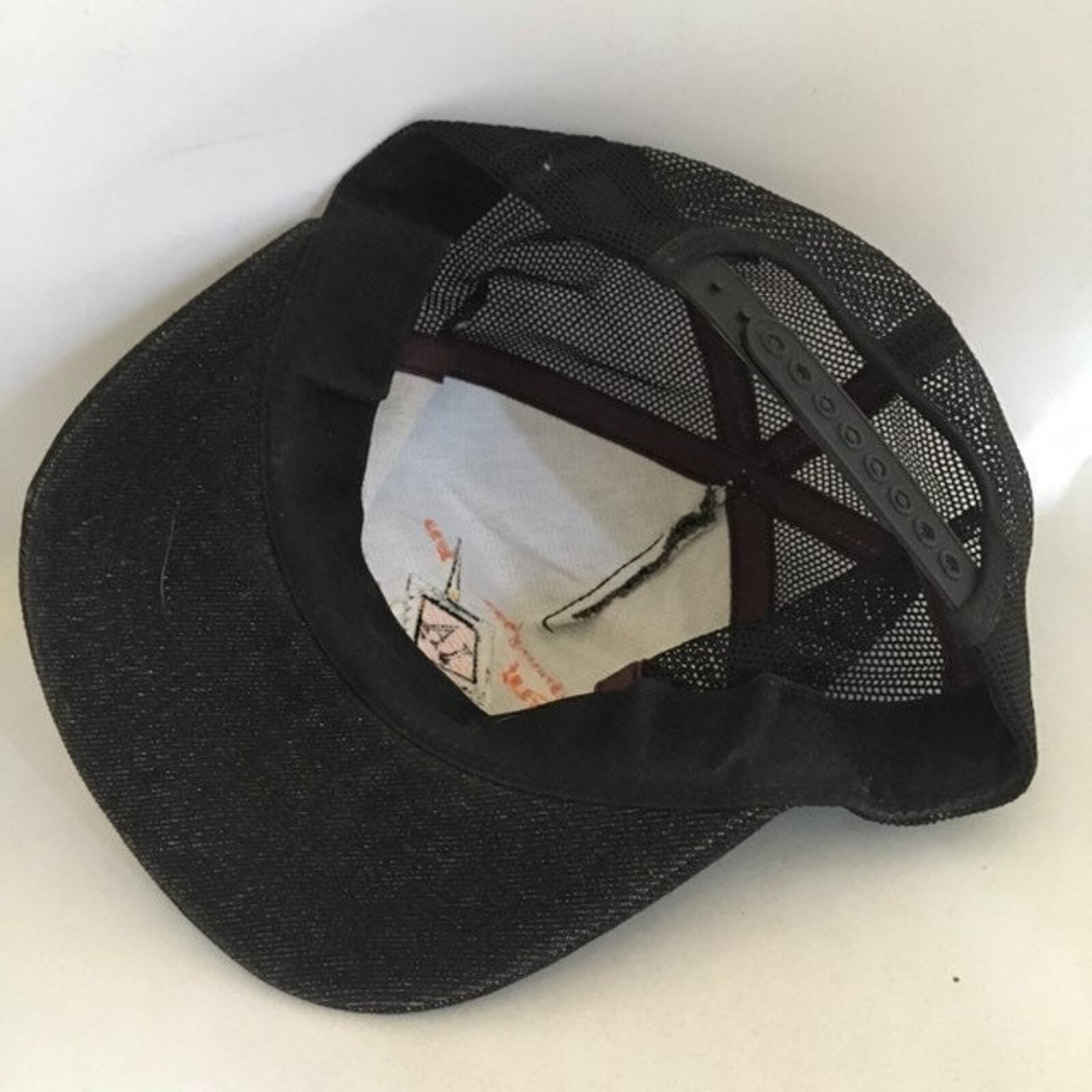 Vintage LA Highway and byway Trucker Snapback hat 1990s 80s Z1 image 5