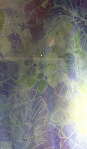 Maggie Barnes Womens 16 XL Semi Sheer Floral Shirt 3/4 Sleeve Fairy Vintage 90s - Picture 6 of 7