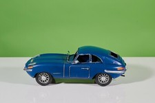 Jaguar XKE 1968 Navy Blue Vintage Collectible Handmade Metal Tin Model for Decor