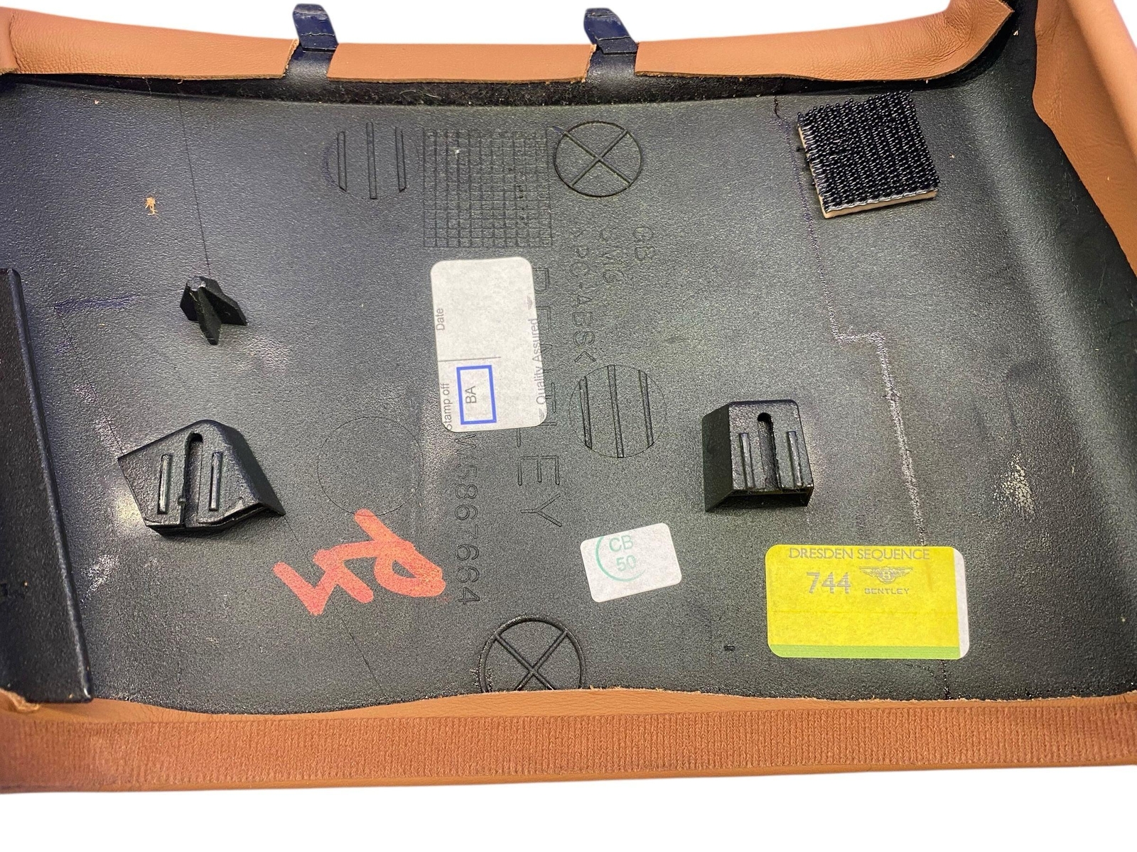 2006-2012 BENTLEY CONTINENTAL FLYING SPUR LEFT RIGHT B PILLAR COVER PANEL SET