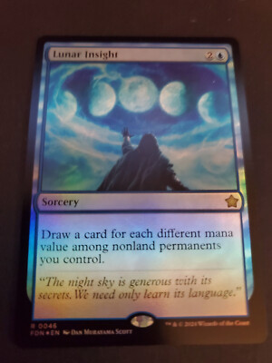Lunar Insight X1 FOIL-NM/M- Foundations MTG