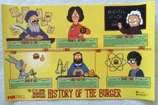 BOB'S BURGERS 11x17 Original Promo TV Poster SDCC 2015 San Diego Comic Con MINT
