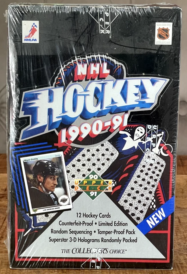 1990-91 UPPER DECK NHL HOCKEY (Low Series) 🏒 PACK 12 Cards GRETZKY JAGR RC? OVP - Bild 2 von 4