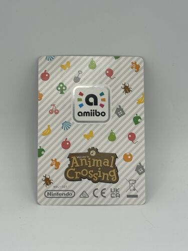 Pave 313 Animal Crossing Amiibo Card Serie 4 Ufficiale Nintendo New Horizons - Foto 2 di 2
