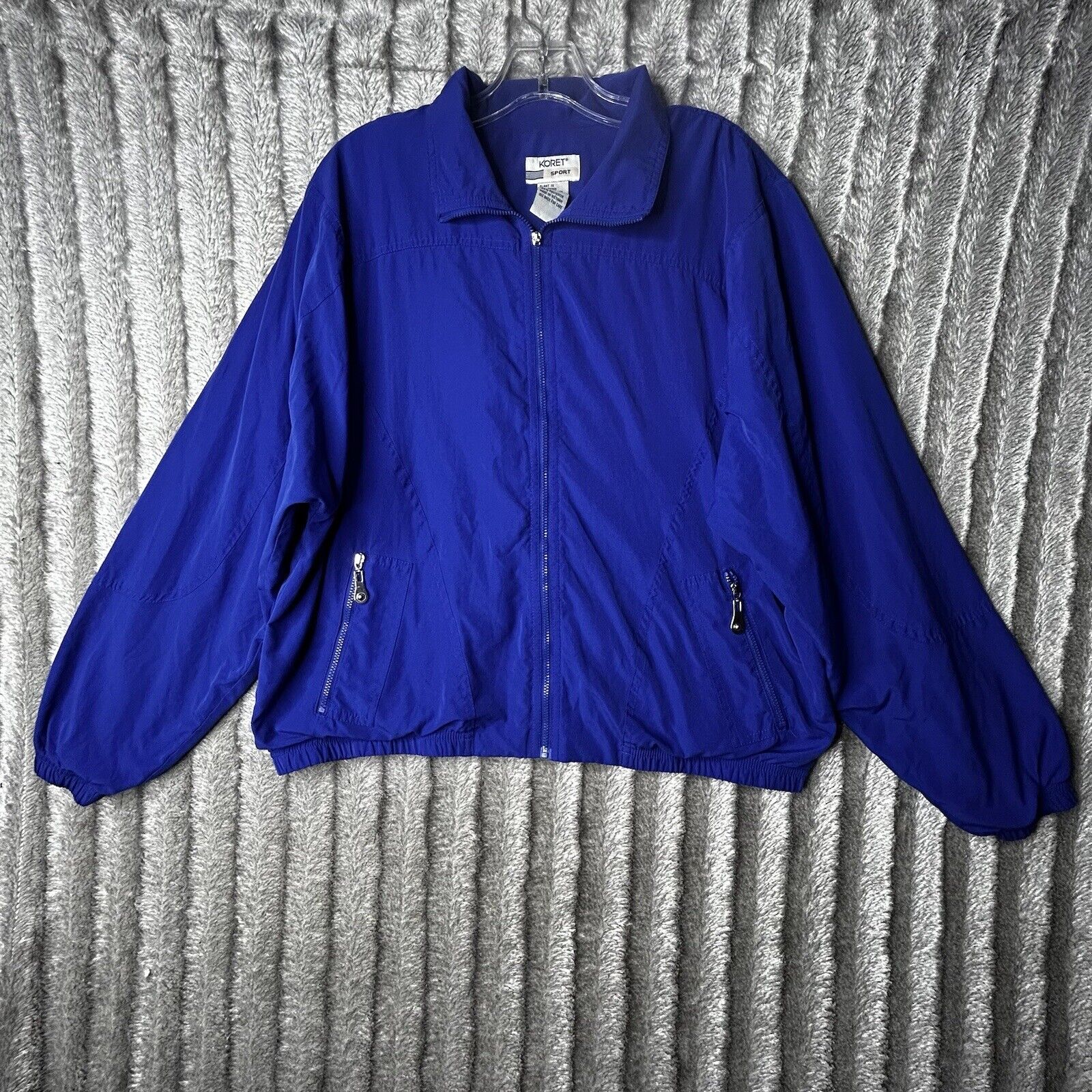 Koret Sport women’s full zip jacket size L blue - image 1